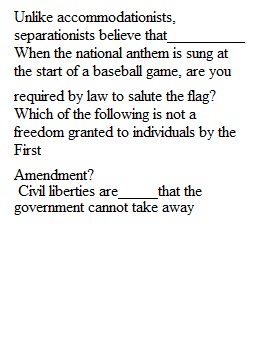 Quiz History_ Chapter 4 Civil Liberties